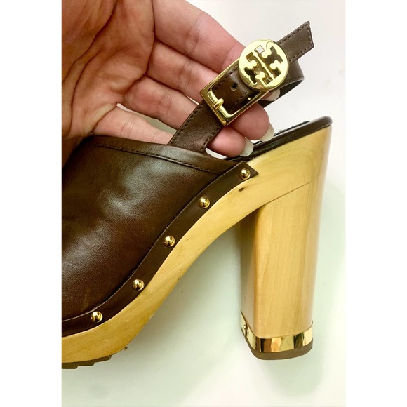 Tory Burch Brayden Sling Back Platform Clogs - Picture 4 of 8